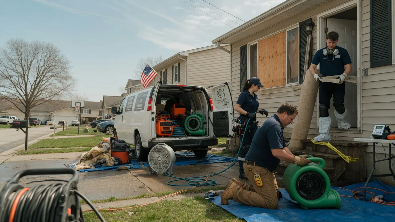 Water Damage Restoration in Lena, IL near me